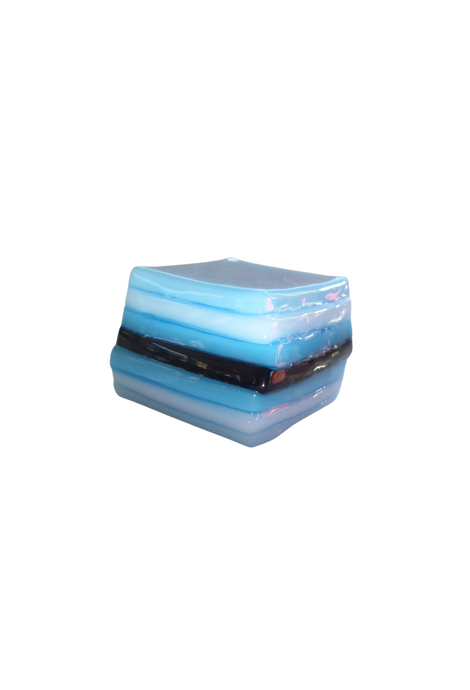 Glass liquorice allsort
