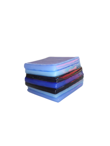 Glass liquorice allsort