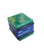 Glass liquorice allsort