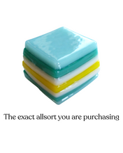 Glass liquorice allsort