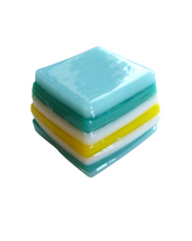 Glass liquorice allsort