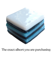 Glass liquorice allsort