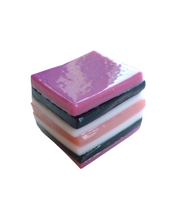 Glass liquorice allsort