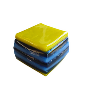 Glass liquorice allsort