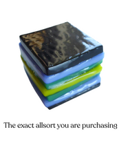 Glass liquorice allsort
