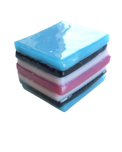 Glass liquorice allsort