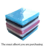 Glass liquorice allsort