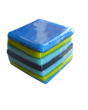 Glass liquorice allsort