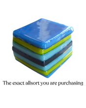 Glass liquorice allsort