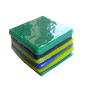 Glass liquorice allsort