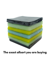 Glass liquorice allsort