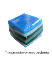 Glass liquorice allsort