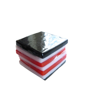 Glass liquorice allsort