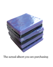 Glass liquorice allsort