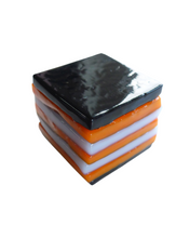 Glass liquorice allsort