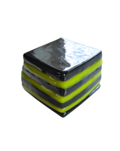 Glass liquorice allsort
