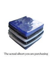 Glass liquorice allsort