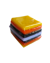Glass liquorice allsort