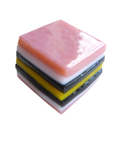 Glass liquorice allsort