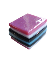 Glass liquorice allsort