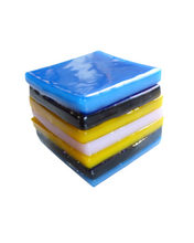 Glass liquorice allsort