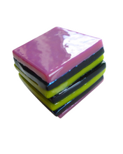 Glass liquorice allsort