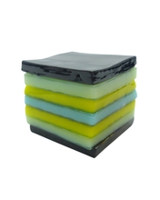 Glass liquorice allsort