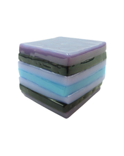 Glass liquorice allsort
