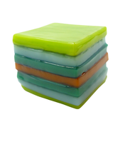 Glass liquorice allsort