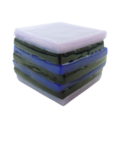 Glass liquorice allsort