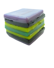 Glass liquorice allsort