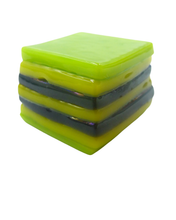 Glass liquorice allsort