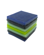 Glass liquorice allsort