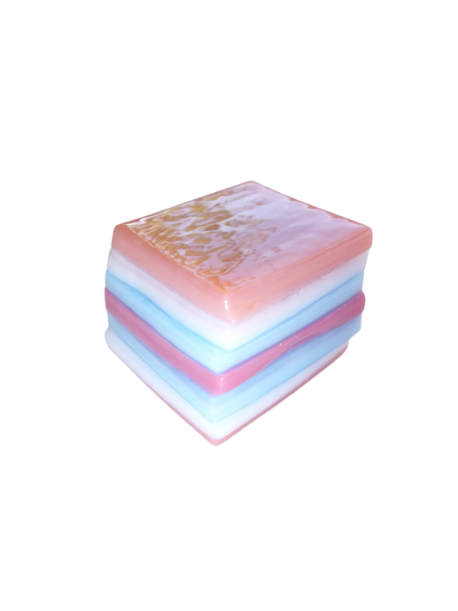 Glass liquorice allsort