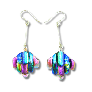 Long drip drop earrings