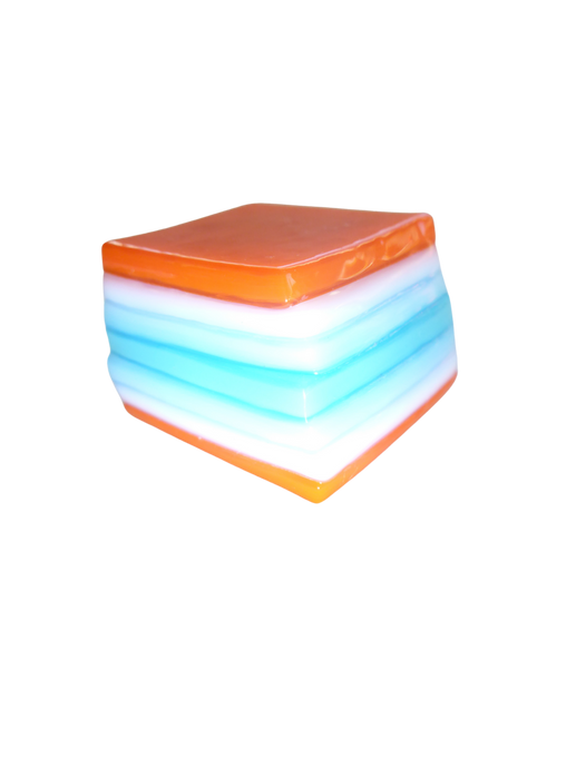 Glass liquorice allsort