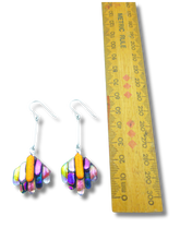 Long drip drop earrings