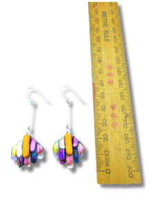 Long drip drop earrings