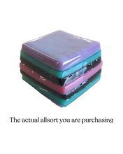 Glass liquorice allsort