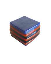 Glass liquorice allsort