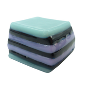 Glass liquorice allsort
