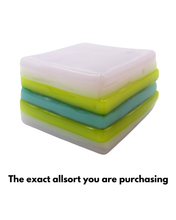 Glass liquorice allsort