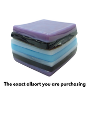 Glass liquorice allsort