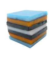 Glass liquorice allsort