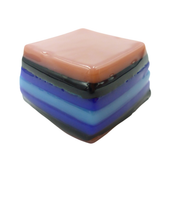 Glass liquorice allsort