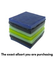 Glass liquorice allsort