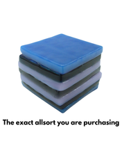 Glass liquorice allsort