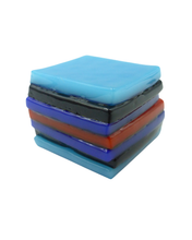 Glass liquorice allsort
