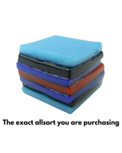Glass liquorice allsort