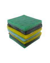 Glass liquorice allsort